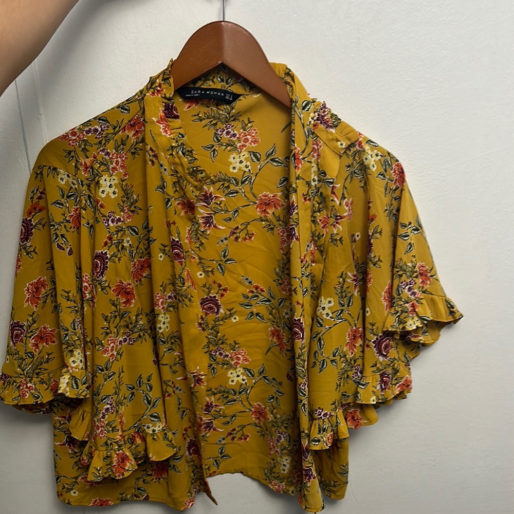 New Zara buttons blouse